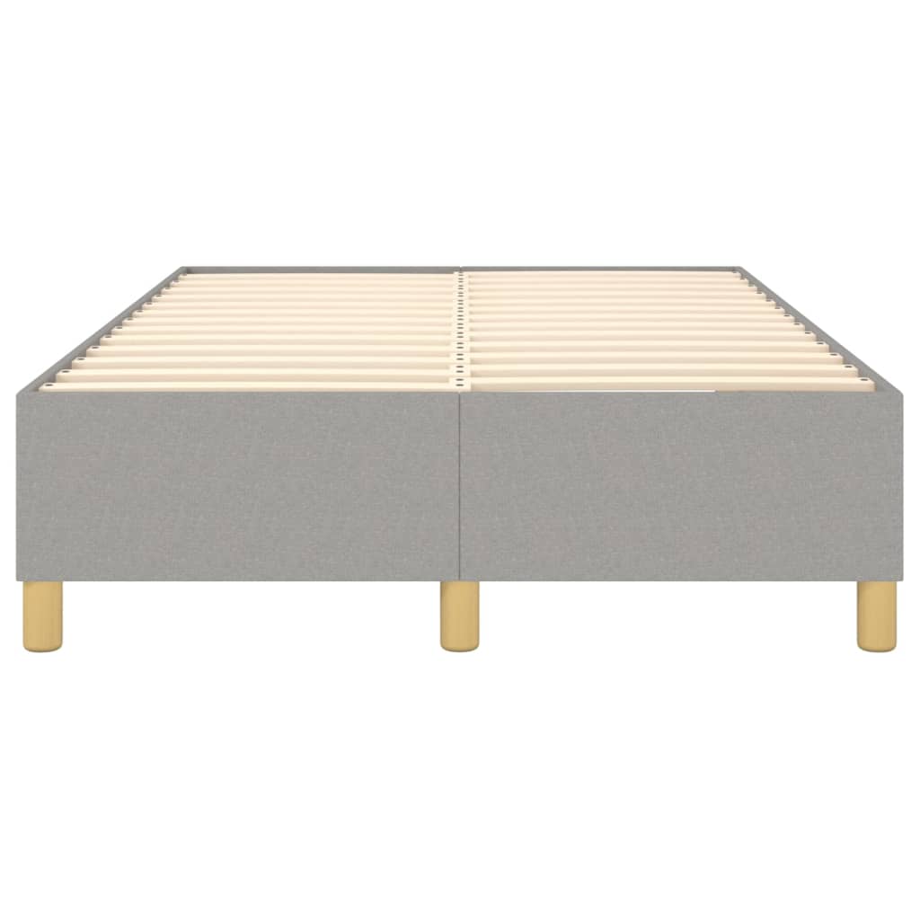 Boxspringframe Stof Lichtgrijs 120 x 200 cm 35 cm