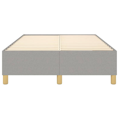 Boxspringframe Stof Lichtgrijs 120 x 200 cm 35 cm
