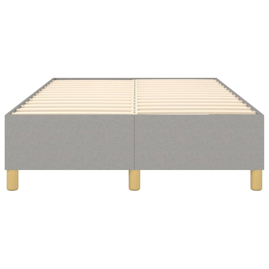 Boxspringframe Stof Lichtgrijs 120 x 200 cm 35 cm