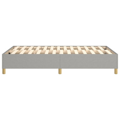 Boxspringframe Stof Lichtgrijs 120 x 200 cm 35 cm