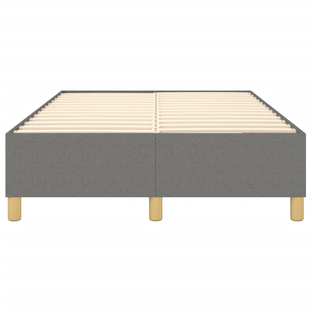 Boxspringframe Stof Donkergrijs 120 x 200 cm 35 cm