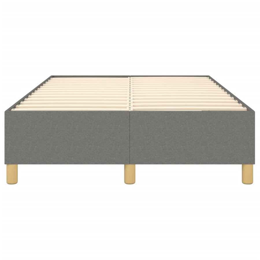 Boxspringframe Stof Donkergrijs 120 x 200 cm 35 cm