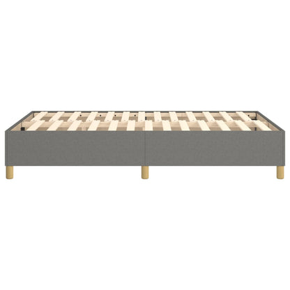 Boxspringframe Stof Donkergrijs 120 x 200 cm 35 cm
