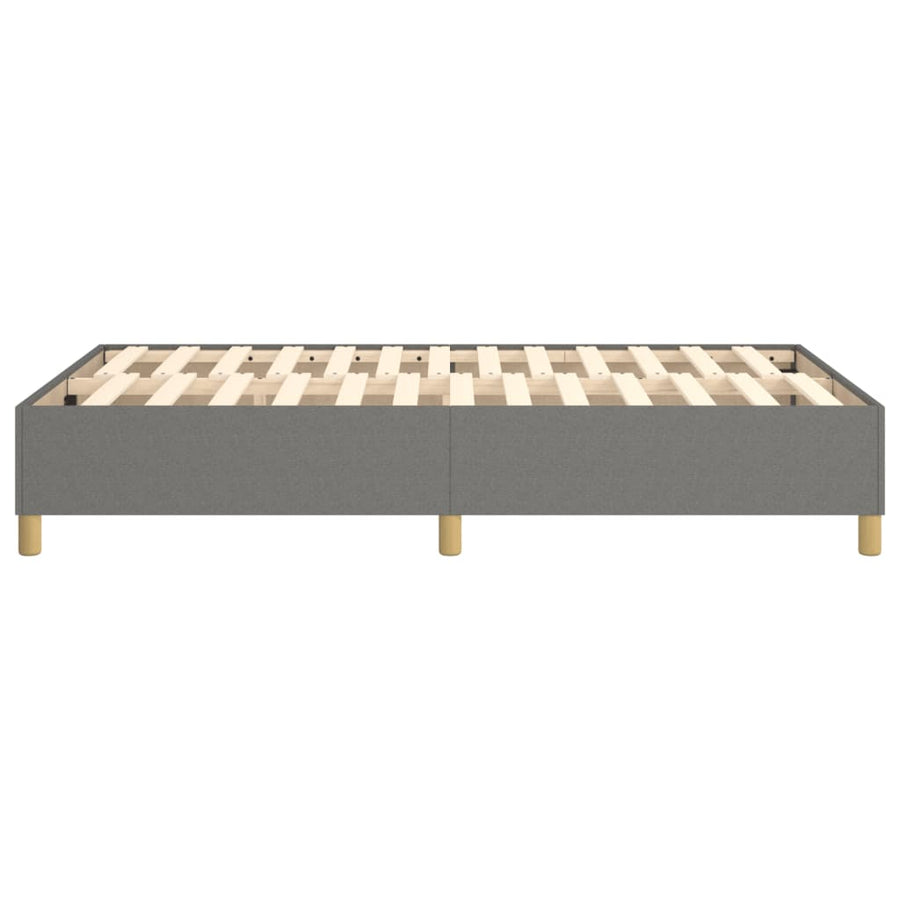 Boxspringframe Stof Donkergrijs 120 x 200 cm 35 cm