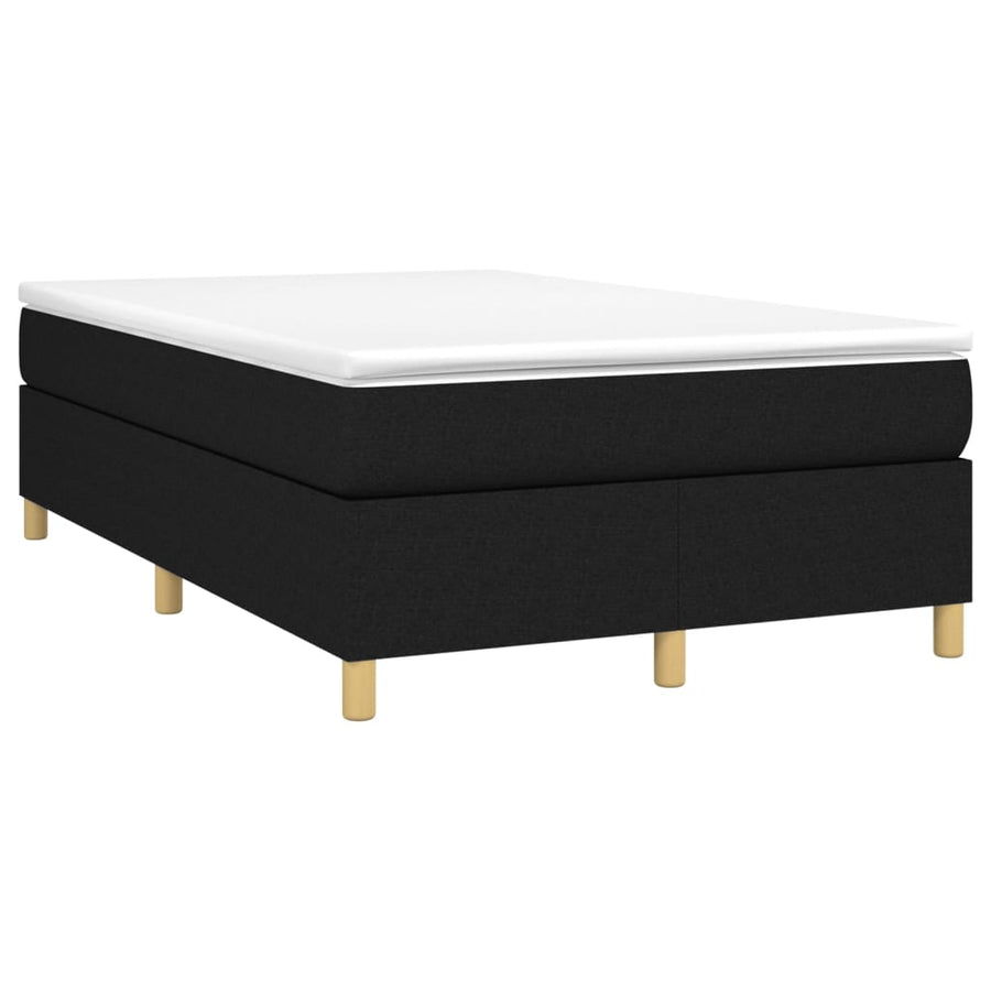 Boxspringframe Stof Zwart 120 x 200 cm 35 cm