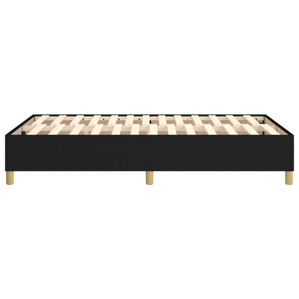 Boxspringframe Stof Zwart 120 x 200 cm 35 cm