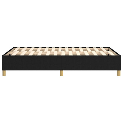Boxspringframe Stof Zwart 120 x 200 cm 35 cm