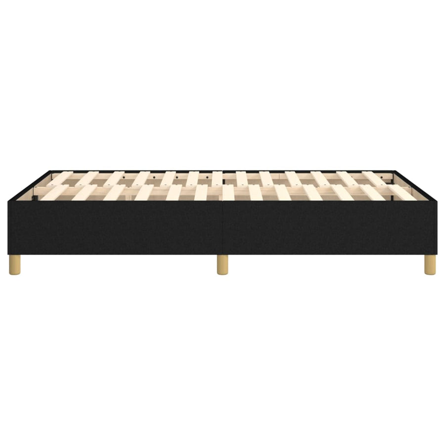 Boxspringframe Stof Zwart 120 x 200 cm 35 cm