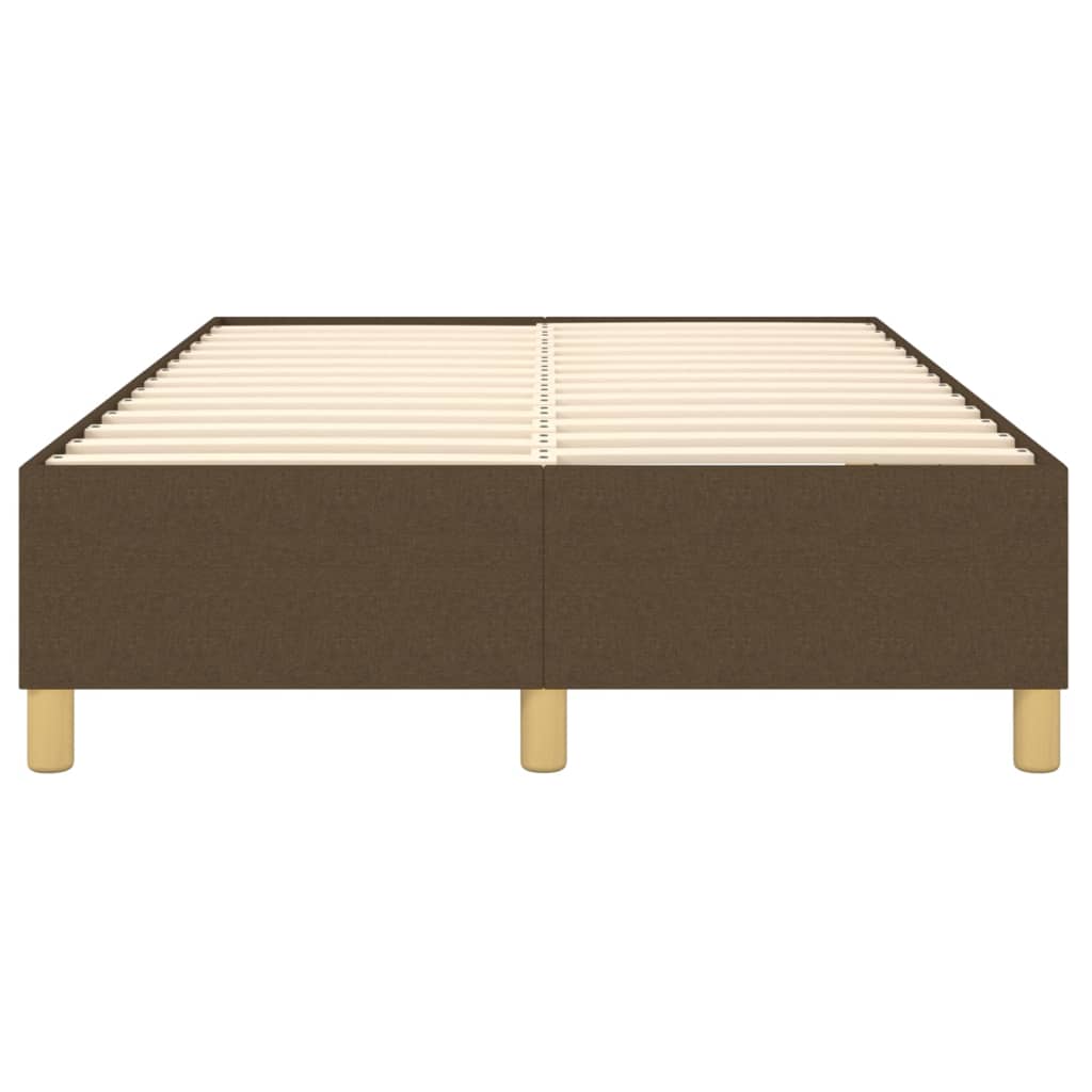 Boxspringframe stof donkerbruin 120x200 cm 120 x 200 cm 35 cm