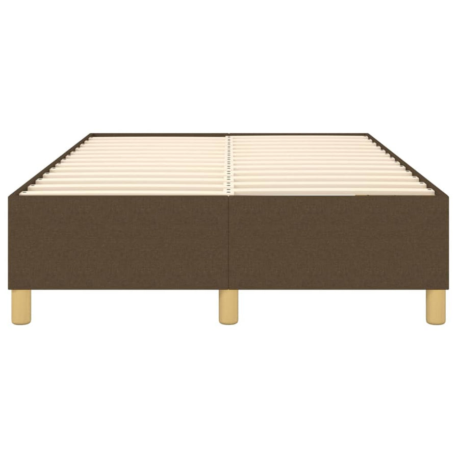 Boxspringframe stof donkerbruin 120x200 cm 120 x 200 cm 35 cm