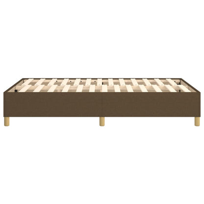 Boxspringframe stof donkerbruin 120x200 cm 120 x 200 cm 35 cm