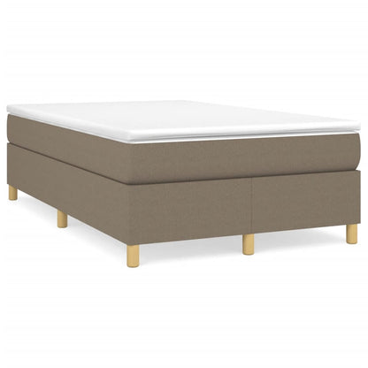 Boxspringframe stof taupe 120x200 cm 120 x 200 cm 35 cm