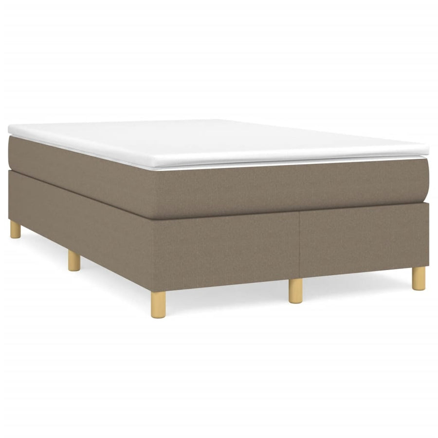 Boxspringframe stof taupe 120x200 cm 120 x 200 cm 35 cm