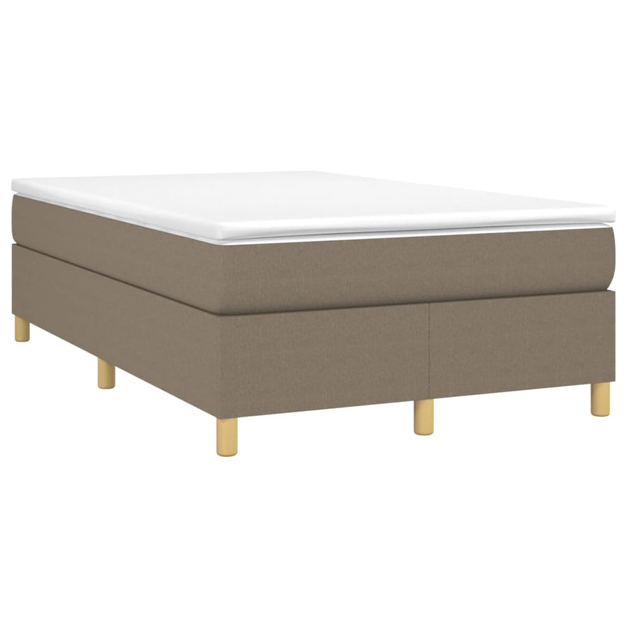 Boxspringframe stof taupe 120x200 cm 120 x 200 cm 35 cm