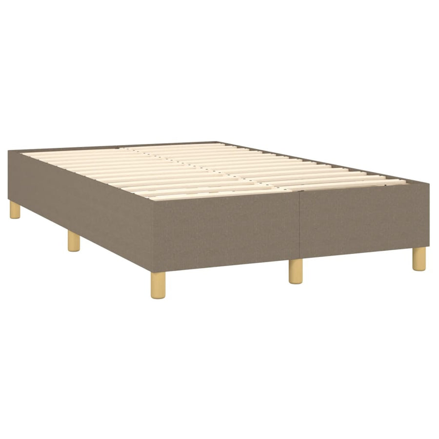 Boxspringframe stof taupe 120x200 cm 120 x 200 cm 35 cm