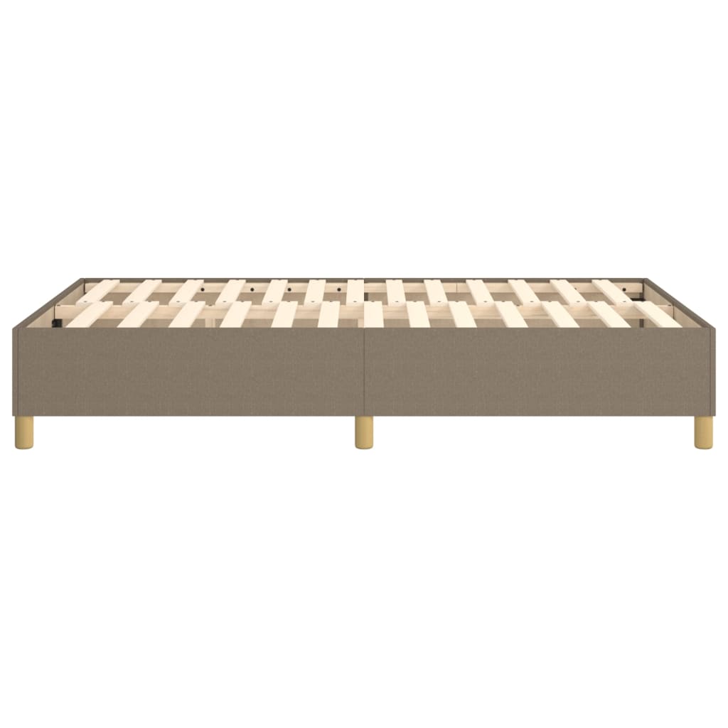 Boxspringframe stof taupe 120x200 cm 120 x 200 cm 35 cm