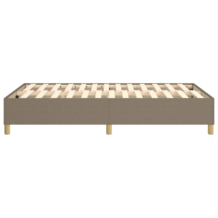 Boxspringframe stof taupe 120x200 cm 120 x 200 cm 35 cm