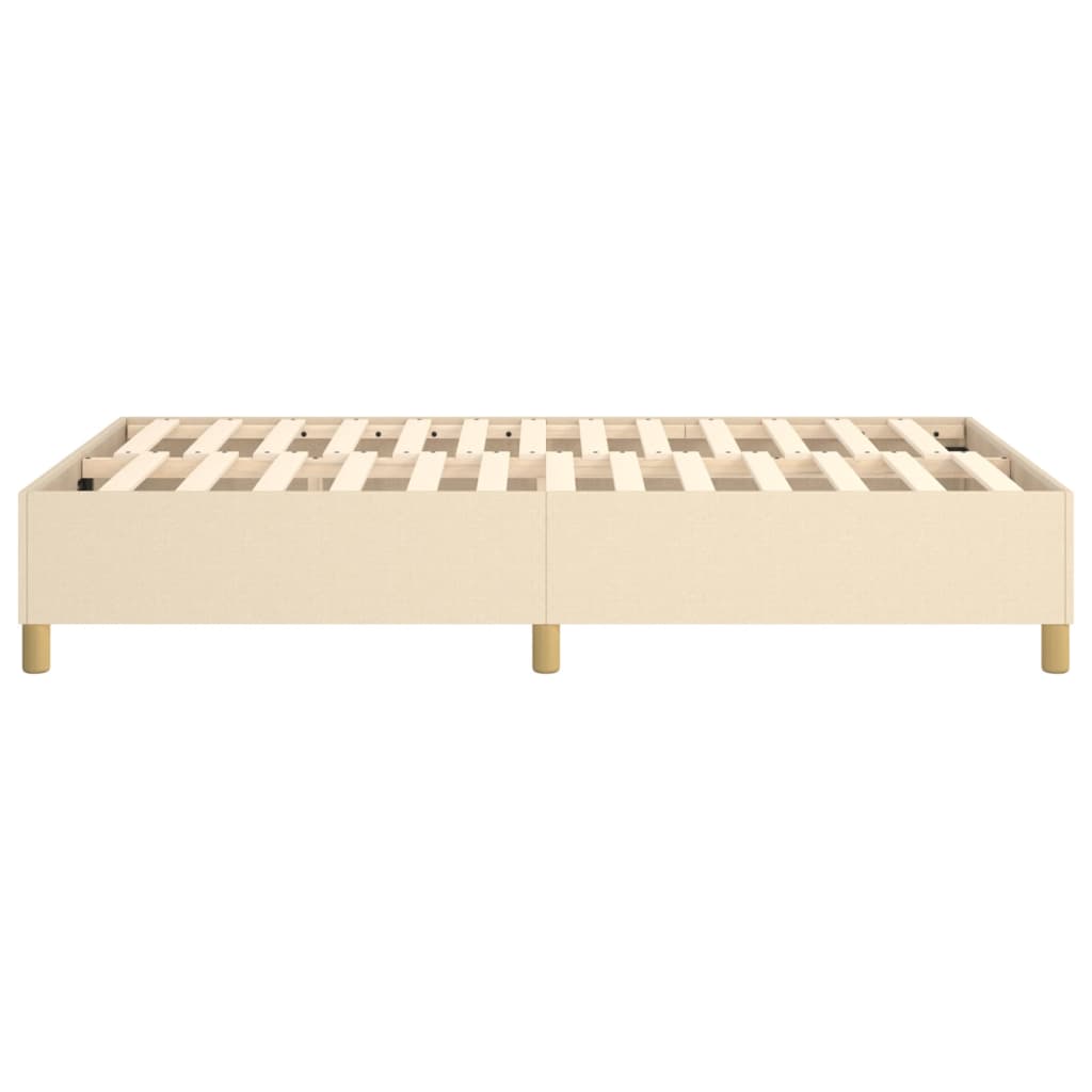 Boxspringframe Stof Kleurig Crème 120 x 200 cm 35 cm