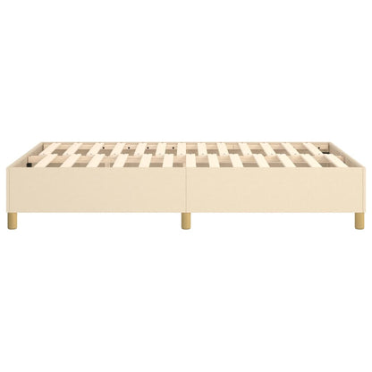 Boxspringframe Stof Kleurig Crème 120 x 200 cm 35 cm