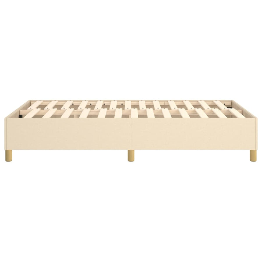 Boxspringframe Stof Kleurig Crème 120 x 200 cm 35 cm