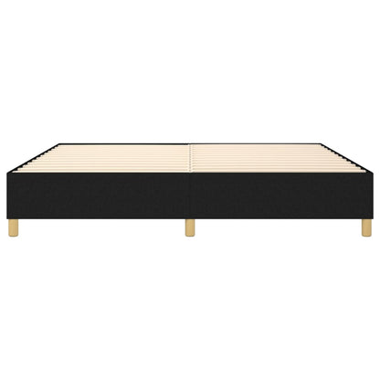 Boxspringframe Stof Zwart 140 x 190 cm 35 cm