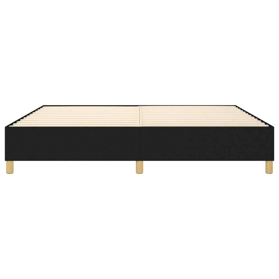 Boxspringframe Stof Zwart 140 x 190 cm 35 cm