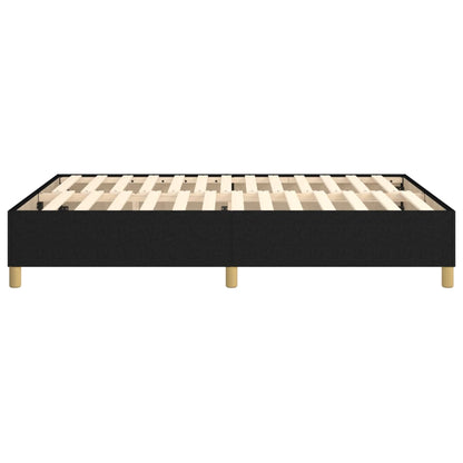 Boxspringframe Stof Zwart 140 x 190 cm 35 cm