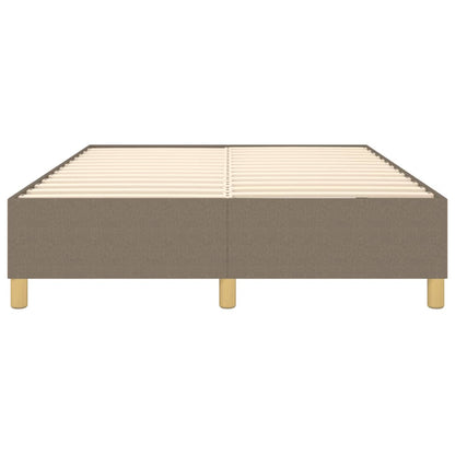 Boxspringframe stof taupe 140x190 cm 140 x 190 cm 35 cm