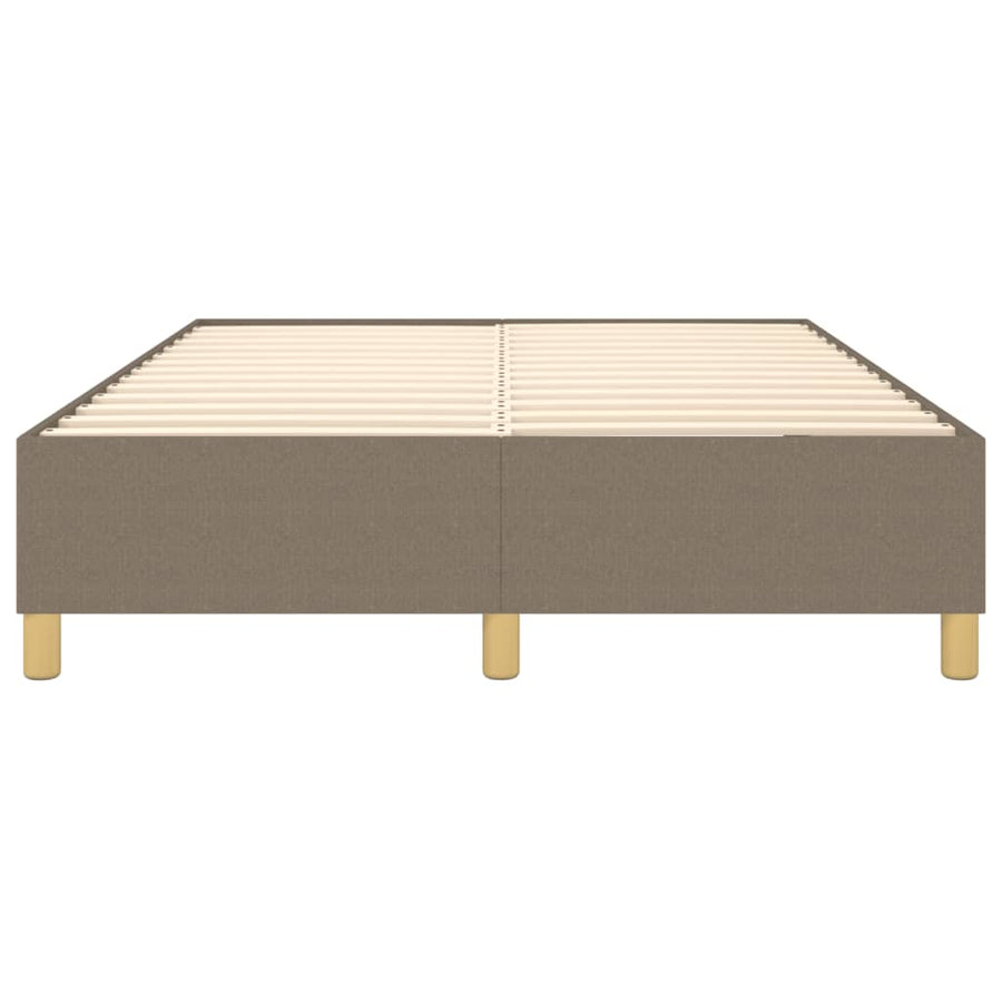 Boxspringframe stof taupe 140x190 cm 140 x 190 cm 35 cm