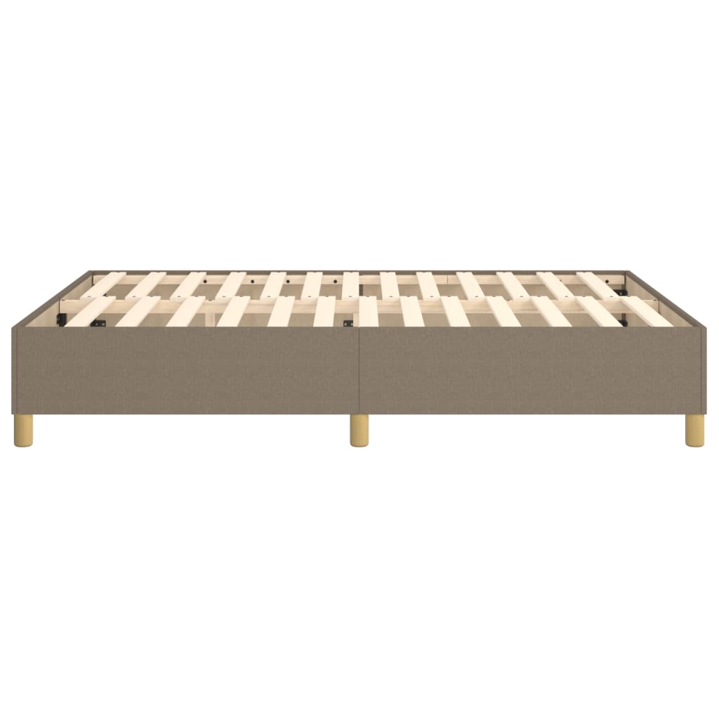 Boxspringframe stof taupe 140x190 cm 140 x 190 cm 35 cm