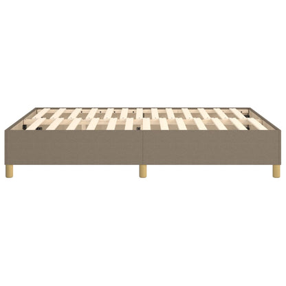 Boxspringframe stof taupe 140x190 cm 140 x 190 cm 35 cm