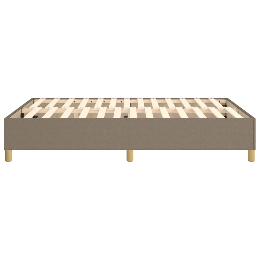Boxspringframe stof taupe 140x190 cm 140 x 190 cm 35 cm