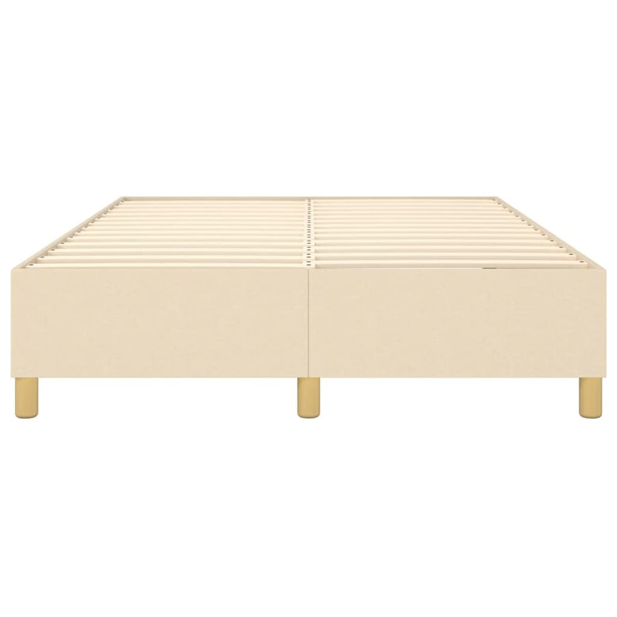 Boxspringframe Stof Kleurig Crème 140 x 190 cm 35 cm