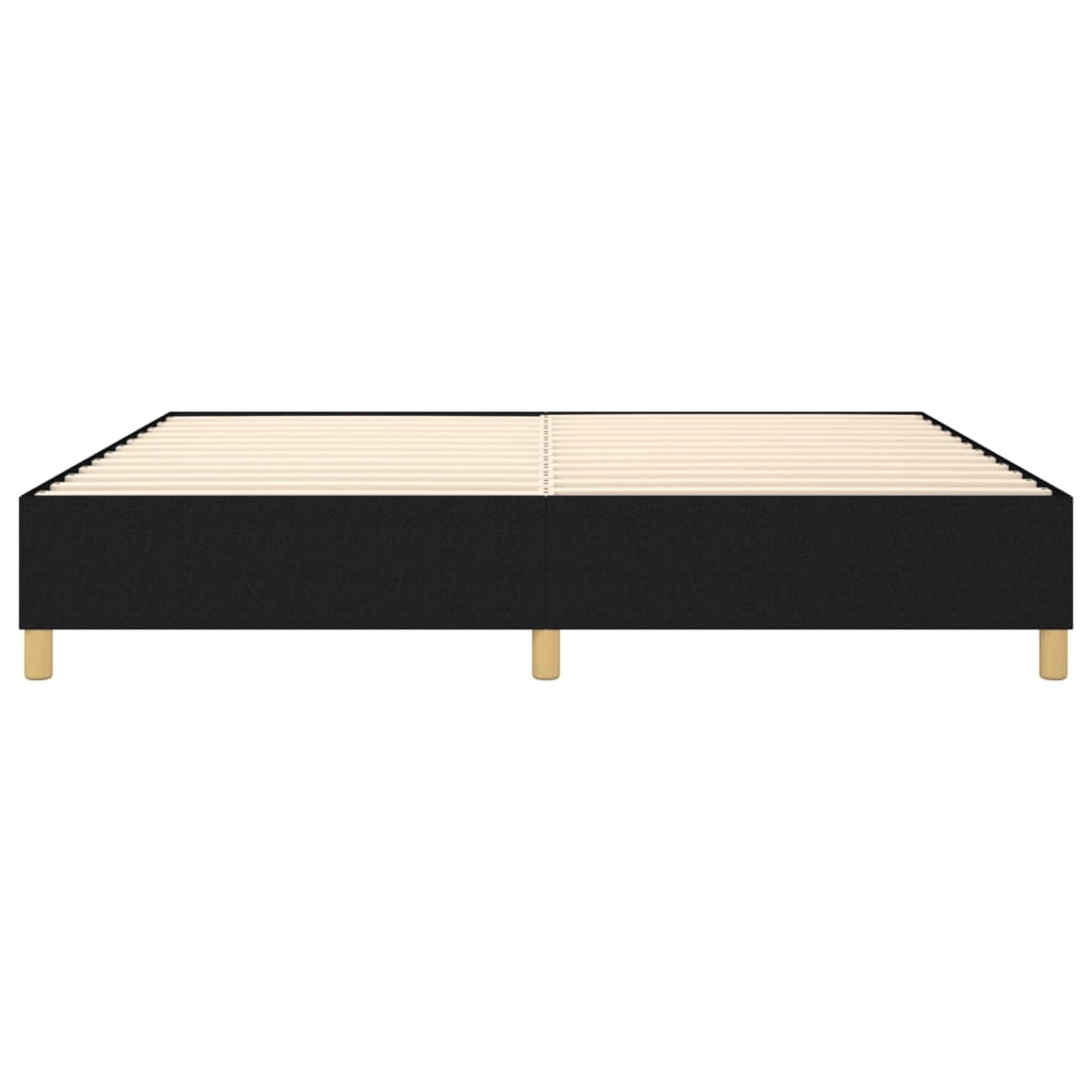 Boxspringframe Stof Zwart 140 x 200 cm 35 cm