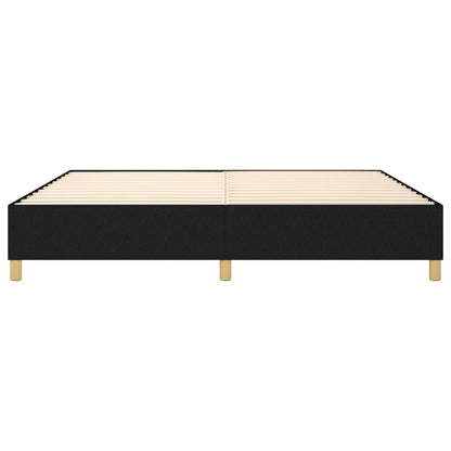 Boxspringframe Stof Zwart 140 x 200 cm 35 cm