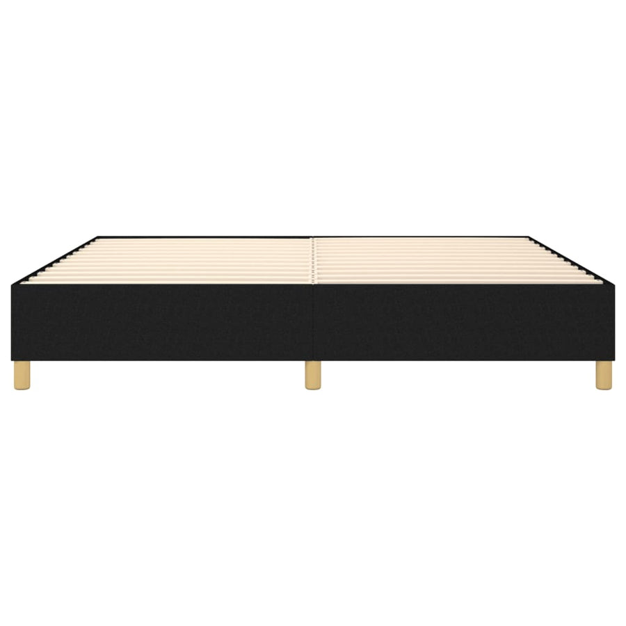 Boxspringframe Stof Zwart 140 x 200 cm 35 cm