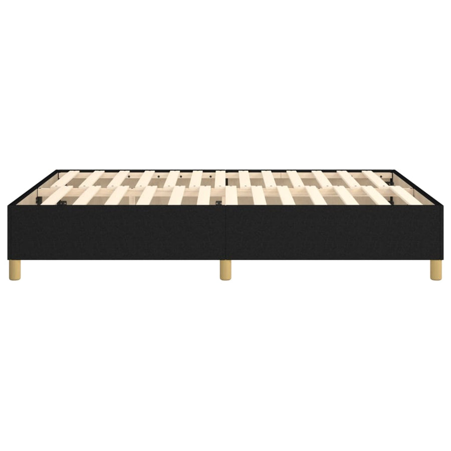 Boxspringframe Stof Zwart 140 x 200 cm 35 cm