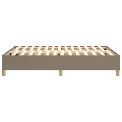 Boxspringframe stof taupe 140x200 cm 140 x 200 cm 35 cm