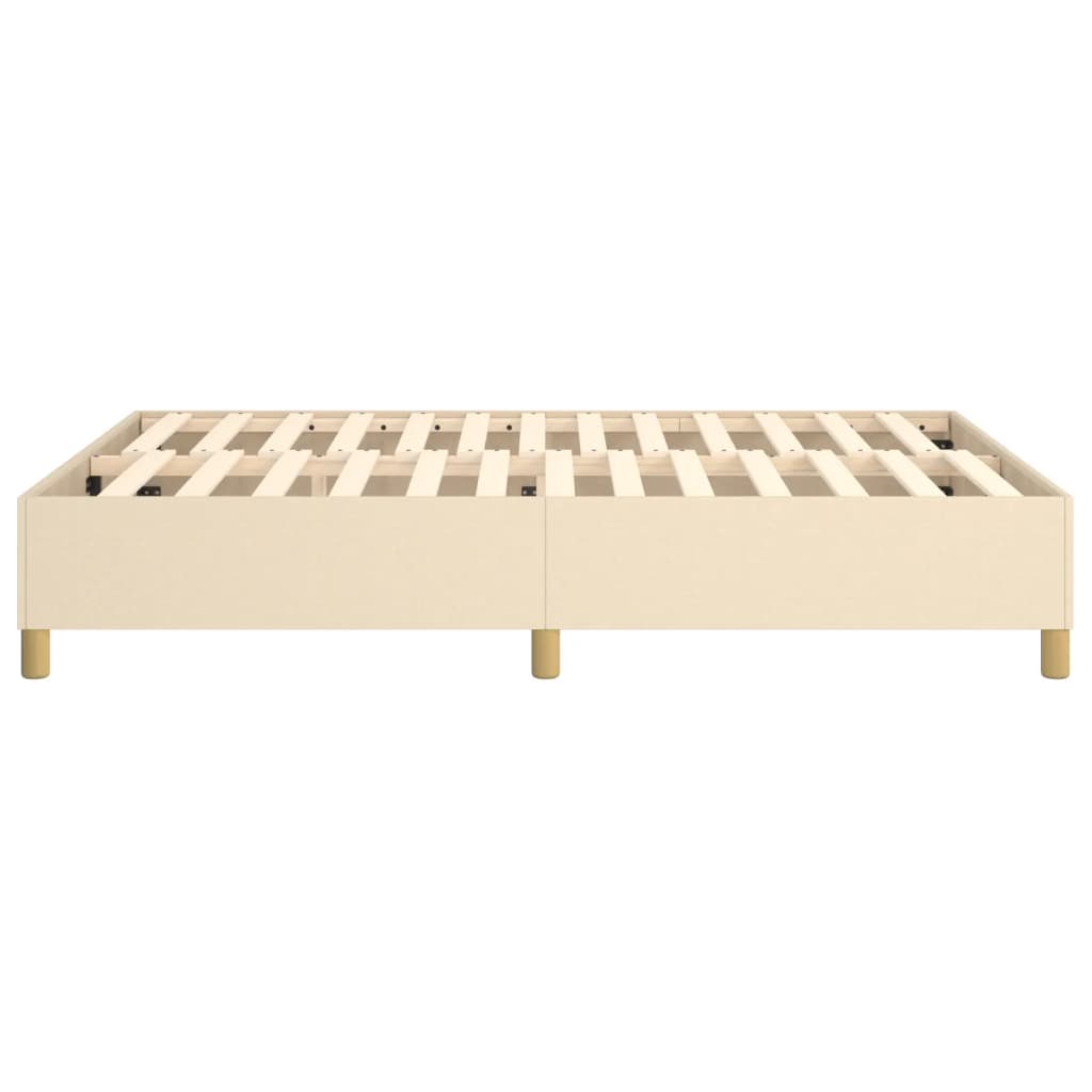 Boxspringframe Stof Kleurig Crème 140 x 200 cm 35 cm