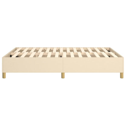 Boxspringframe Stof Kleurig Crème 140 x 200 cm 35 cm