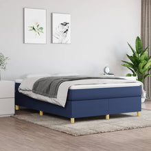 Boxspringframe Stof Blauw 140 x 200 cm 35 cm