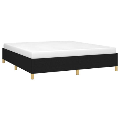 Boxspringframe Stof Zwart 160 x 200 cm 35 cm