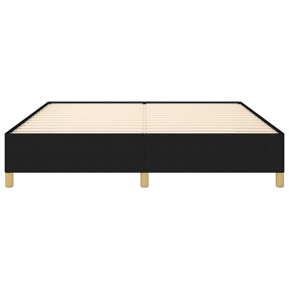 Boxspringframe Stof Zwart 160 x 200 cm 35 cm
