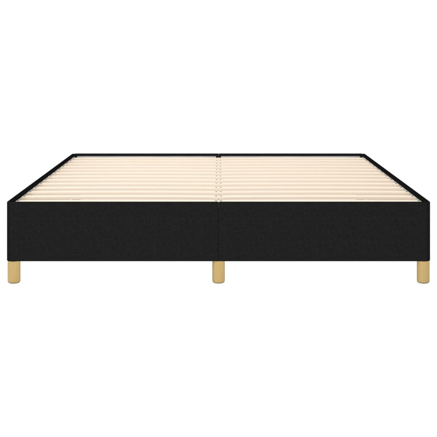 Boxspringframe Stof Zwart 160 x 200 cm 35 cm