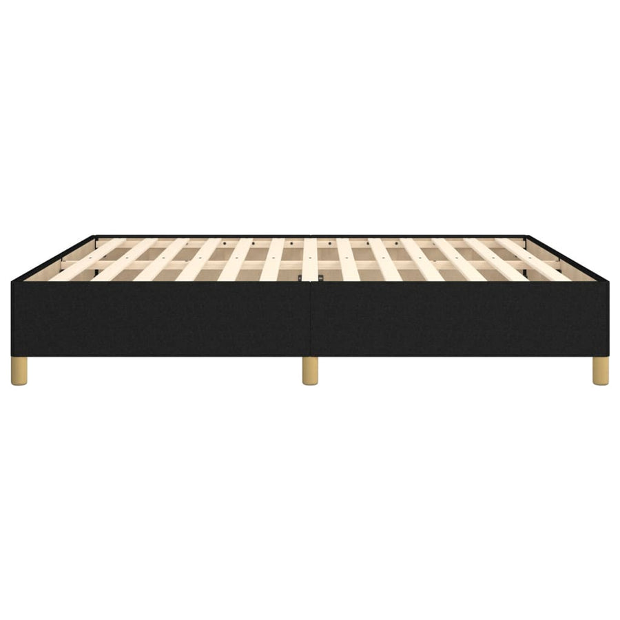 Boxspringframe Stof Zwart 160 x 200 cm 35 cm