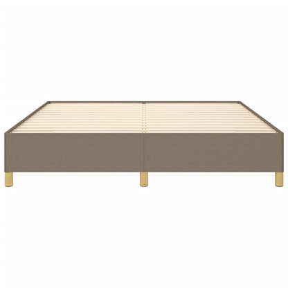 Boxspringframe stof taupe 160x200 cm 160 x 200 cm 35 cm