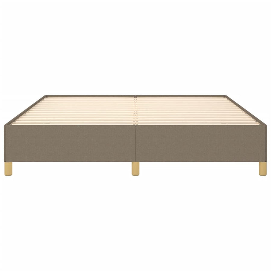 Boxspringframe stof taupe 160x200 cm 160 x 200 cm 35 cm