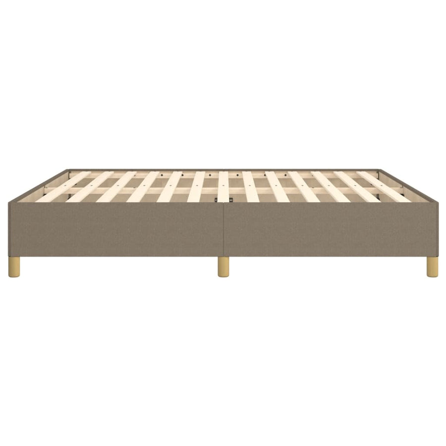 Boxspringframe stof taupe 160x200 cm 160 x 200 cm 35 cm