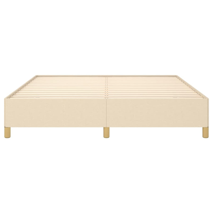 Boxspringframe Stof Kleurig Crème 160 x 200 cm 35 cm