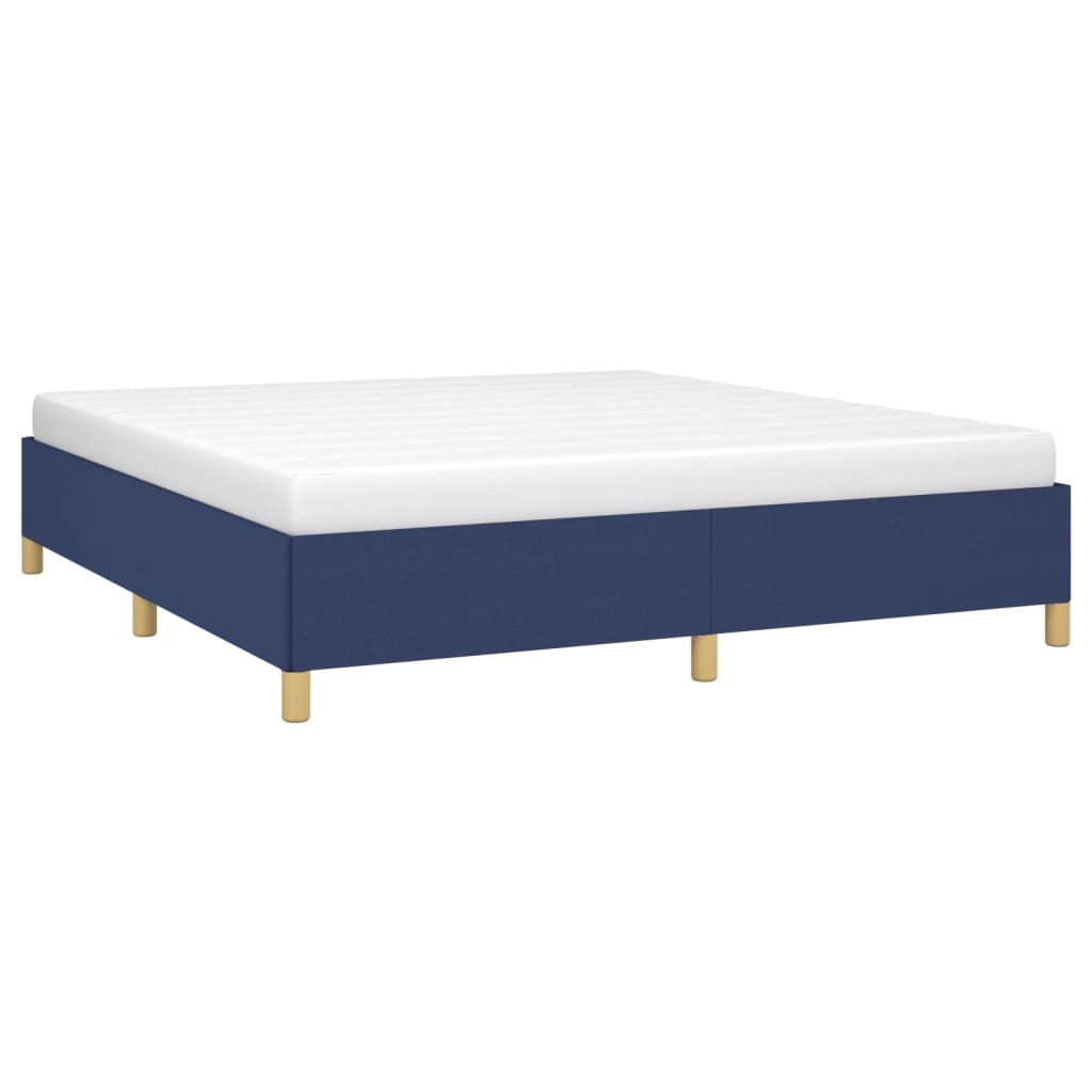 Boxspringframe Stof Blauw 160 x 200 cm 35 cm